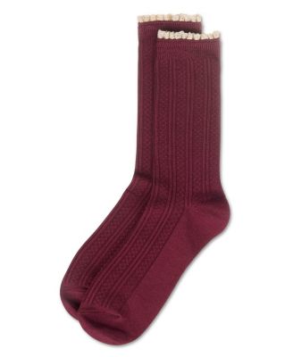 Women's Prairie Lace Crew Socks