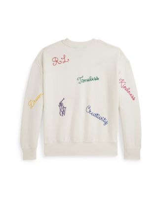 Girls 7-16 Long-Sleeve Crewneck Sweatshirt