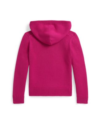 Girls' 7-16 Big Pony Hooded Sweater
