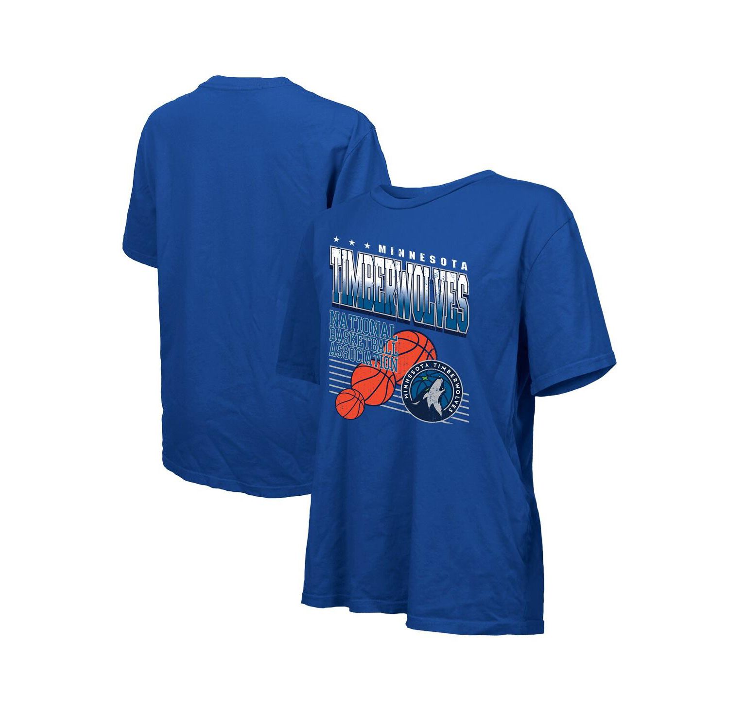 Women's Royal Minnesota Timberwolves Oversized T-Shirt