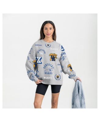 Gameday Couture - Women's Gray Kentucky Wildcats Always on Repeat Fleece Sweatshirt