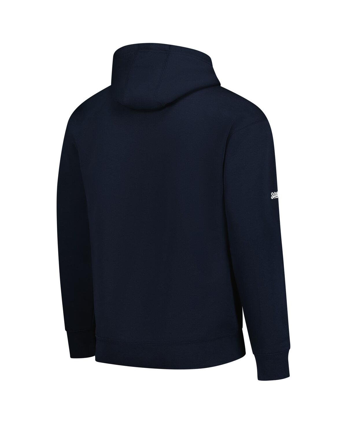 Stitches Men's And Women's Caitlin Clark Navy Indiana Fever Dynasty Apparel Player Team Logo Hoodie In Blue