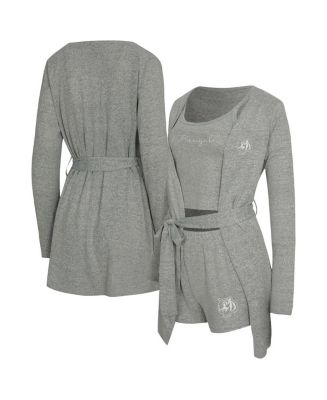 Concepts Sport Women's 3-Piece Heather Gray Cincinnati Bengals Rigor ...