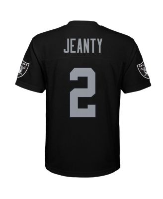 Big Boys and Girls Ashton Jeanty Black Las Vegas Raiders Replica Player Jersey