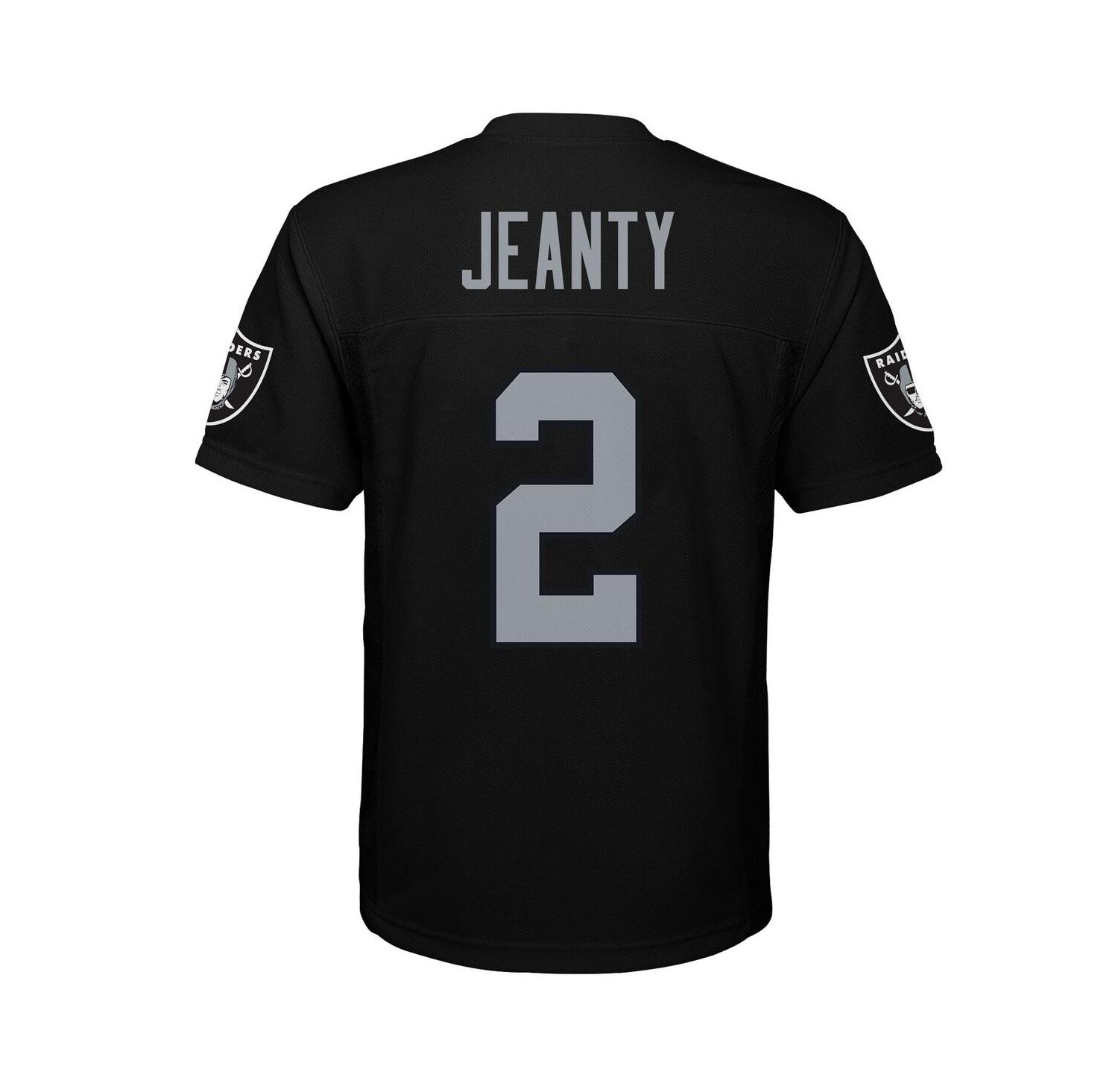 Big Boys and Girls Ashton Jeanty Black Las Vegas Raiders Replica Player Jersey