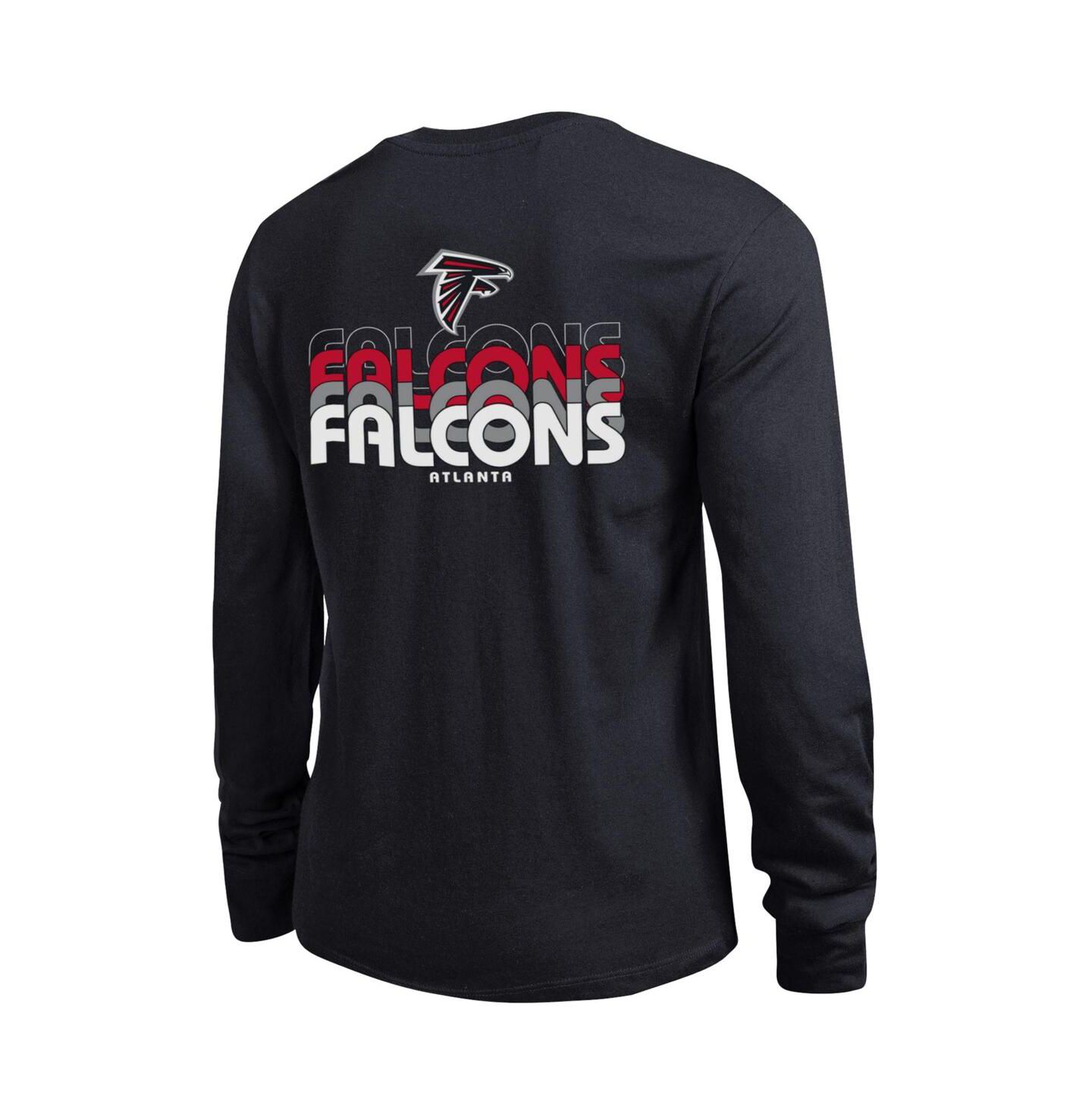 Женская футболка Champion Black Atlanta Falcons Core Long-Sleeve — фото 2