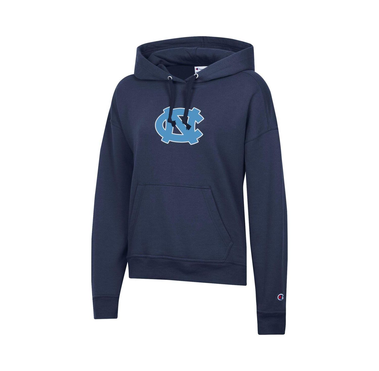 Women's Navy North Carolina Tar Heels Power Blend Fleece Hoodie