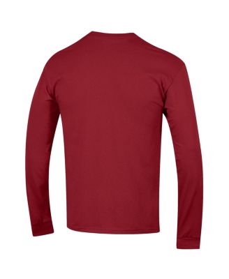 Men's Cardinal USC Trojans Arch Over Logo 2-Hit Long Sleeve T-Shirt