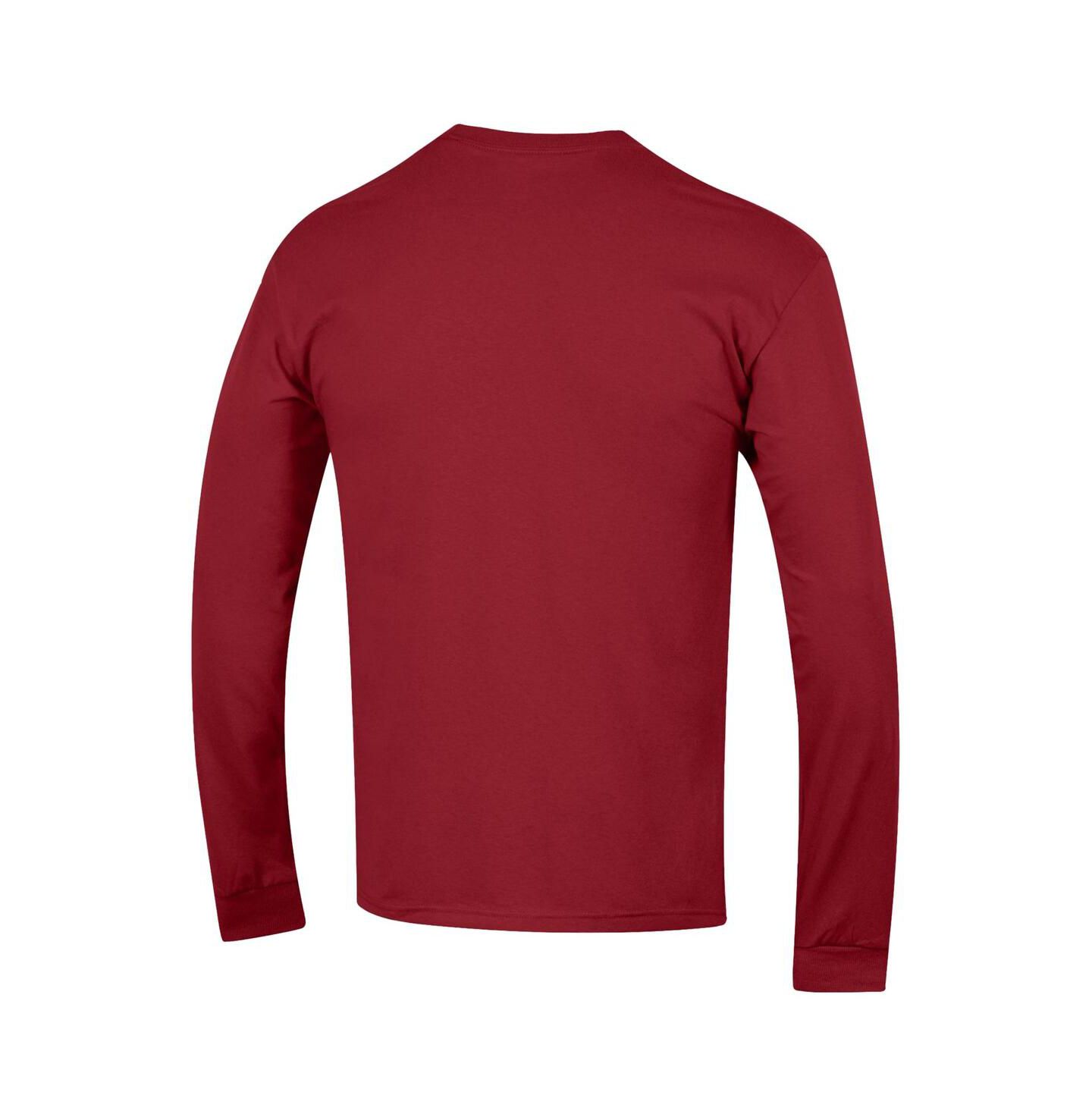 Мужская футболка Champion Cardinal USC Trojans Arch Over Logo 2-Hit Long Sleeve — фото 2