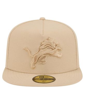Men's Light Beige Detroit Lions Color Pack A-Frame 59FIFTY Fitted Hat
