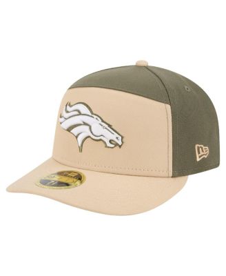 New Era - Men's Light Beige/Olive Denver Broncos Color Pack Split Panel 59FIFTY Fitted Hat