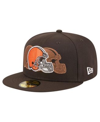 New Era - Men's Brown Cleveland Browns Tri-Hit 59FIFTY Fitted Hat