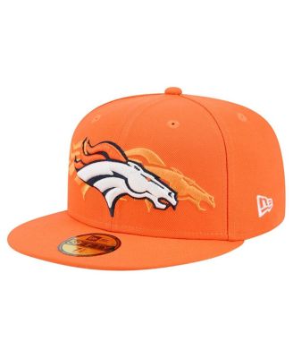New Era - Men's Orange Denver Broncos Tri-Hit 59FIFTY Fitted Hat