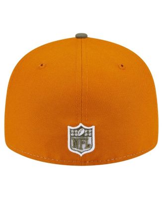 Men's Olive/Brown Dallas Cowboys 2-Tone Color Pack Split Panel 59FIFTY Fitted Hat