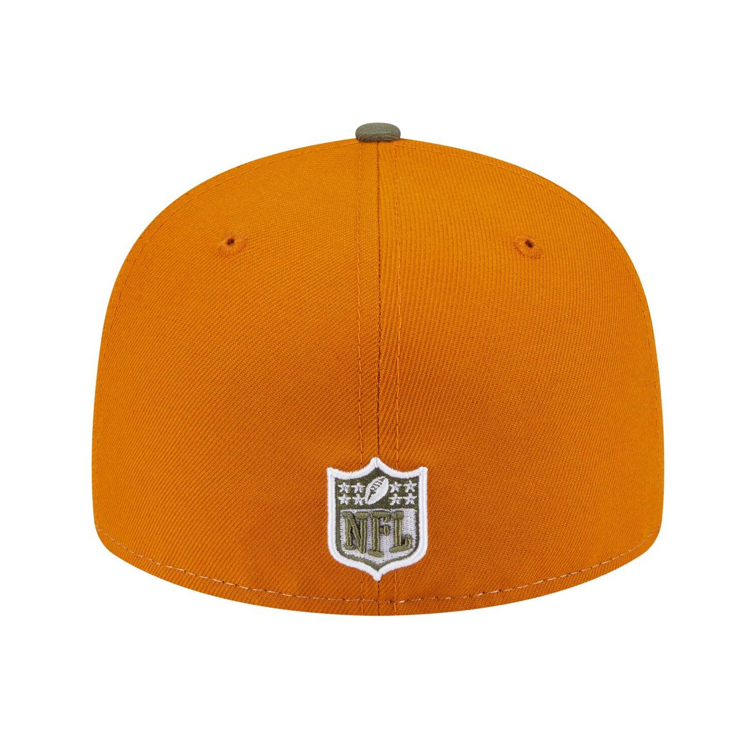 Men's Olive/Brown Dallas Cowboys 2-Tone Color Pack Split Panel 59FIFTY Fitted Hat