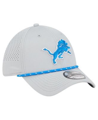 Men's Blue Detroit Lions Perforated 39THIRTY Flex Hat