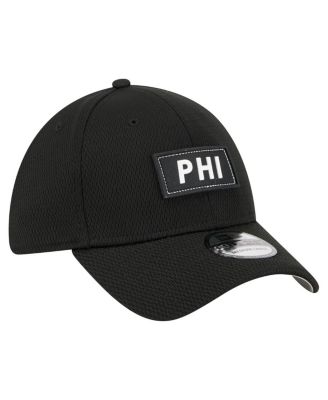 Men's Black Philadelphia Eagles Scoreboard 39THIRTY Flex Hat