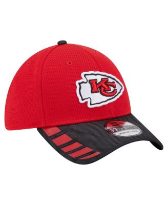 Men's Red Kansas City Chiefs Visor Hit 39THIRTY Flex Hat