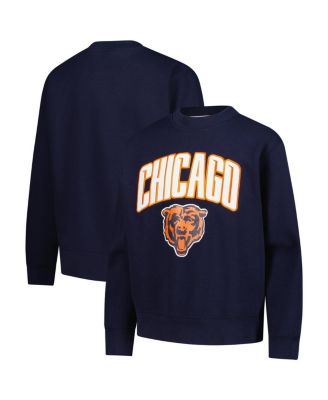 Outerstuff - Big Boys and Girls Navy Chicago Bears Place Kicker Sweatshirt