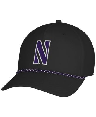 Under Armour - Men's Black Northwestern Wildcats Sideline Drive Rope Adjustable Hat