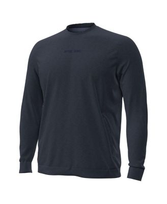 Men's Navy Notre Dame Fighting Irish Sideline Meridian Cold Weather Sweatshirt