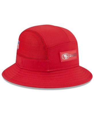 Men's Scarlet San Francisco 49ers 2025 Sideline Bucket Hat