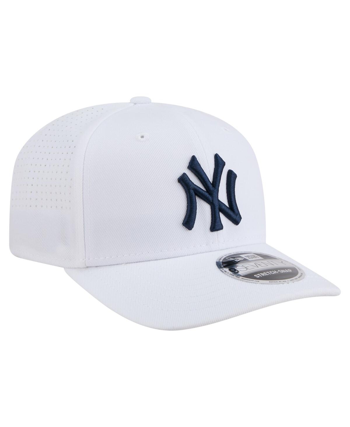New Era Men's White New York Yankees Coolera 9seventy Adjustable Hat In White
