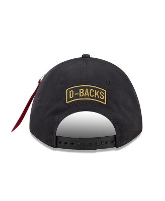Men's Black Arizona Diamondbacks A-Frame 9FORTY Adjustable Hat