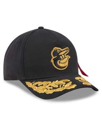 Men's Black Baltimore Orioles A-Frame 9FORTY Adjustable Hat