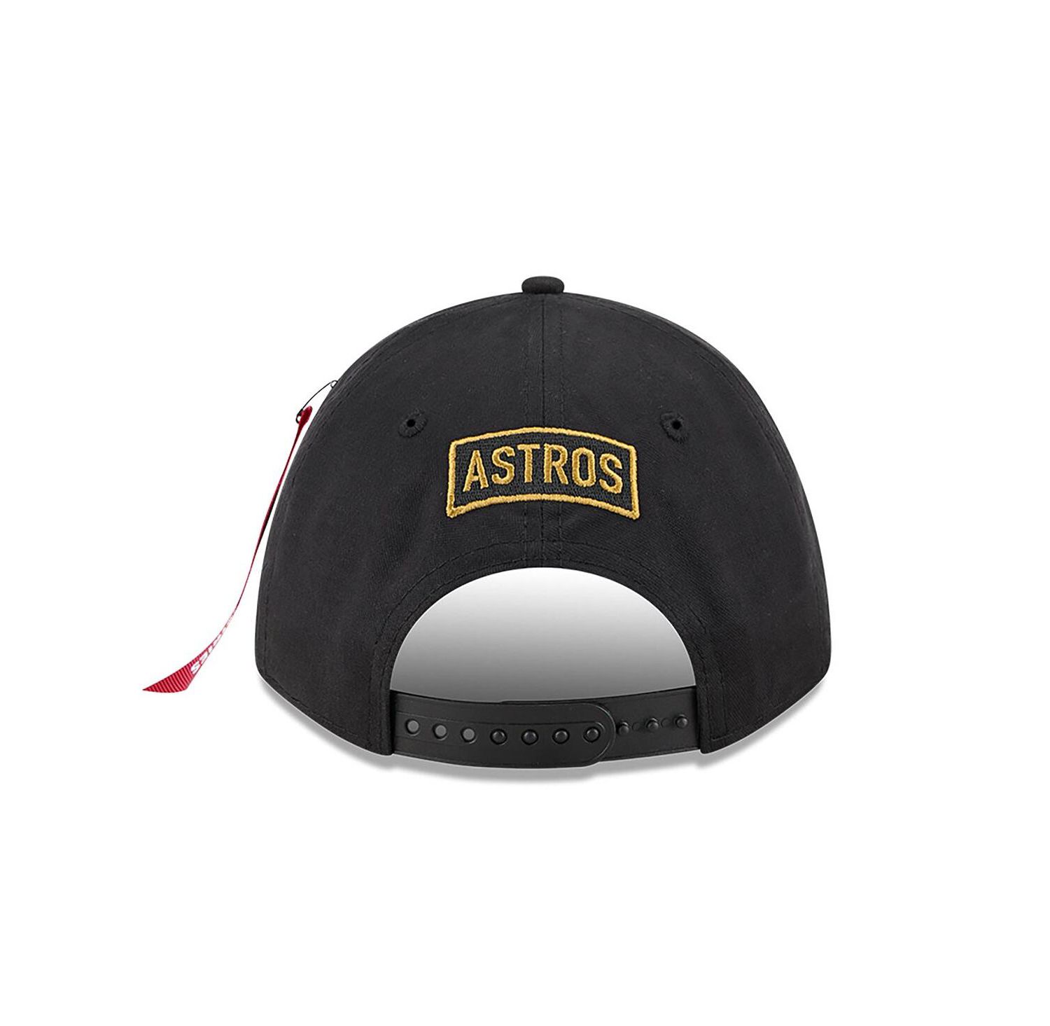 Men's Black Houston Astros A-Frame 9FORTY Adjustable Hat