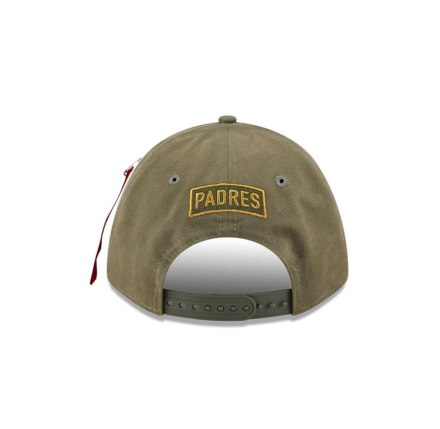 Men's Olive San Diego Padres A-Frame 9FORTY Adjustable Hat