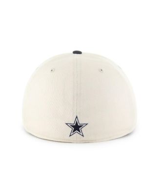 Men's Cream/Navy Dallas Cowboys Crosstown Franchise Two-Tone Relaxed Flex Hat