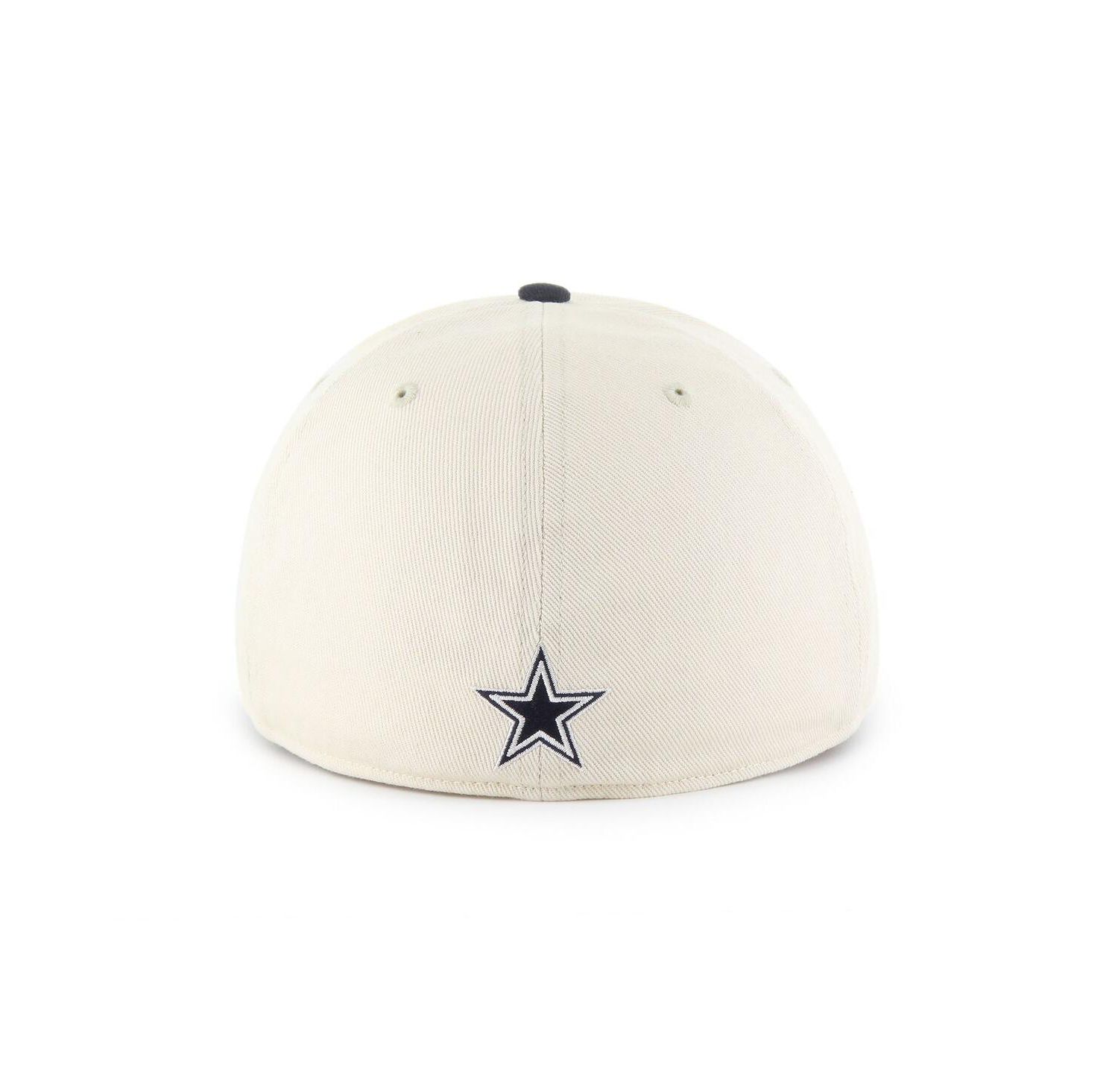 Men's Cream/Navy Dallas Cowboys Crosstown Franchise Two-Tone Relaxed Flex Hat
