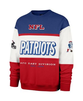 47 Brand Men's Royal/Red New England Patriots Throwback Breeze