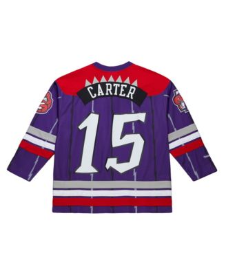Men's and Women's Vince Carter Purple Toronto Raptors maxed Out Fashion Hockey Jersey