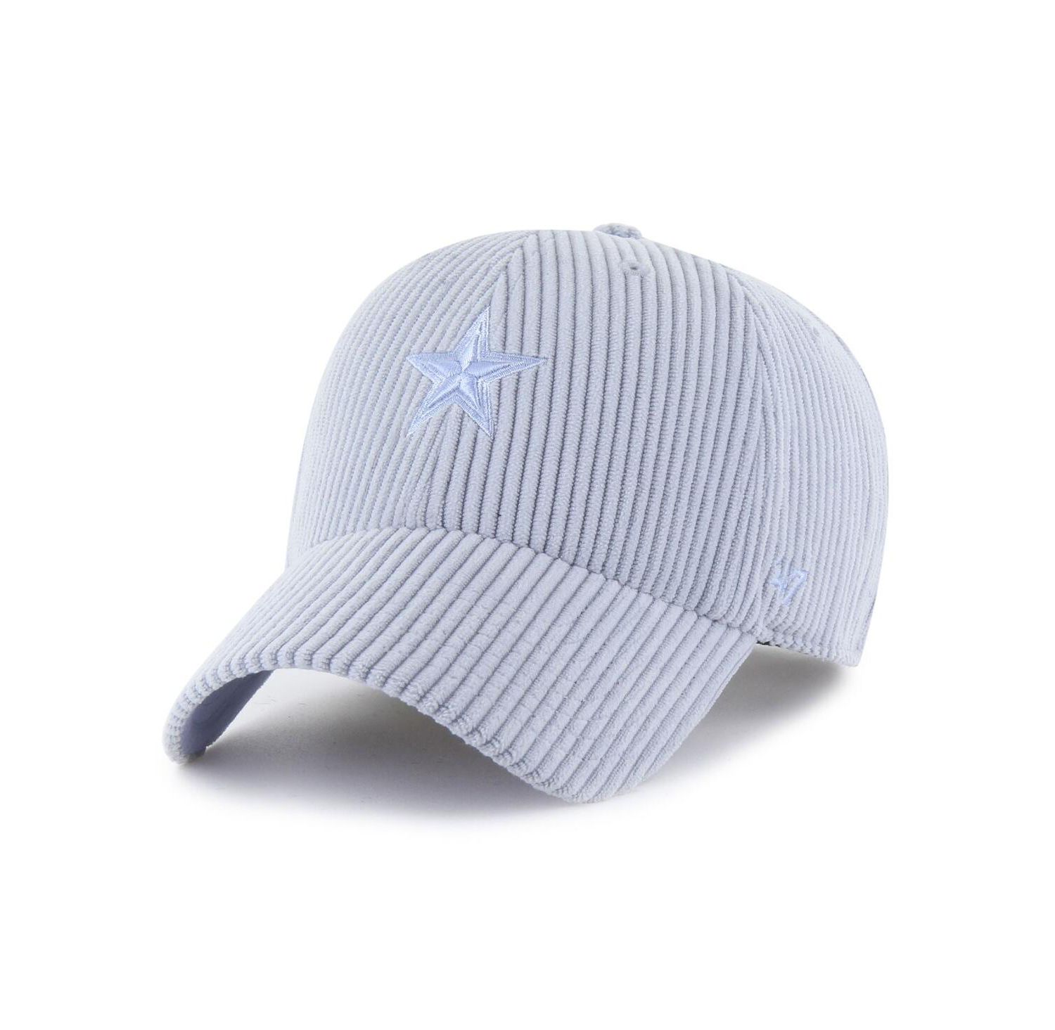 Women's Light Blue Dallas Cowboys Mellow Clean Up Adjustable Hat