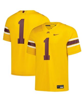 Nike - Men's 1 Gold Minnesota Golden Gophers Untouchable Replica Game Jersey
