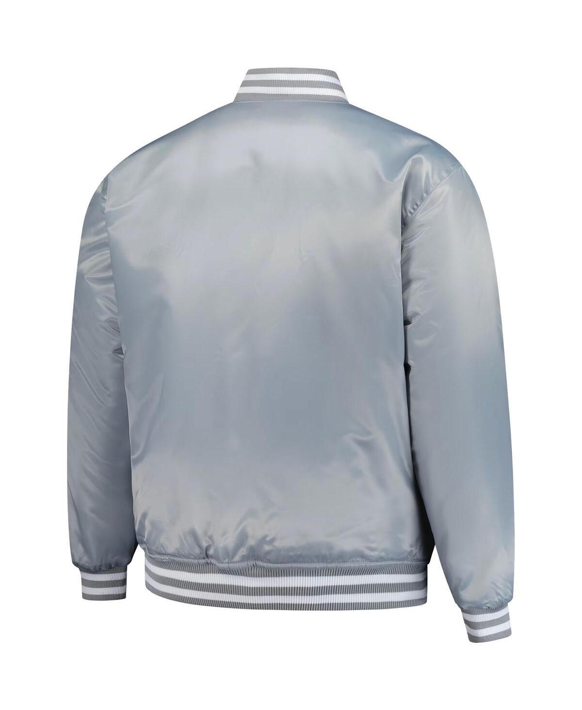 Mitchell & Ness Men's Scarlet/silver San Francisco 49ers Big Tall Throwback Reversible Full-zip Jacket In Multi