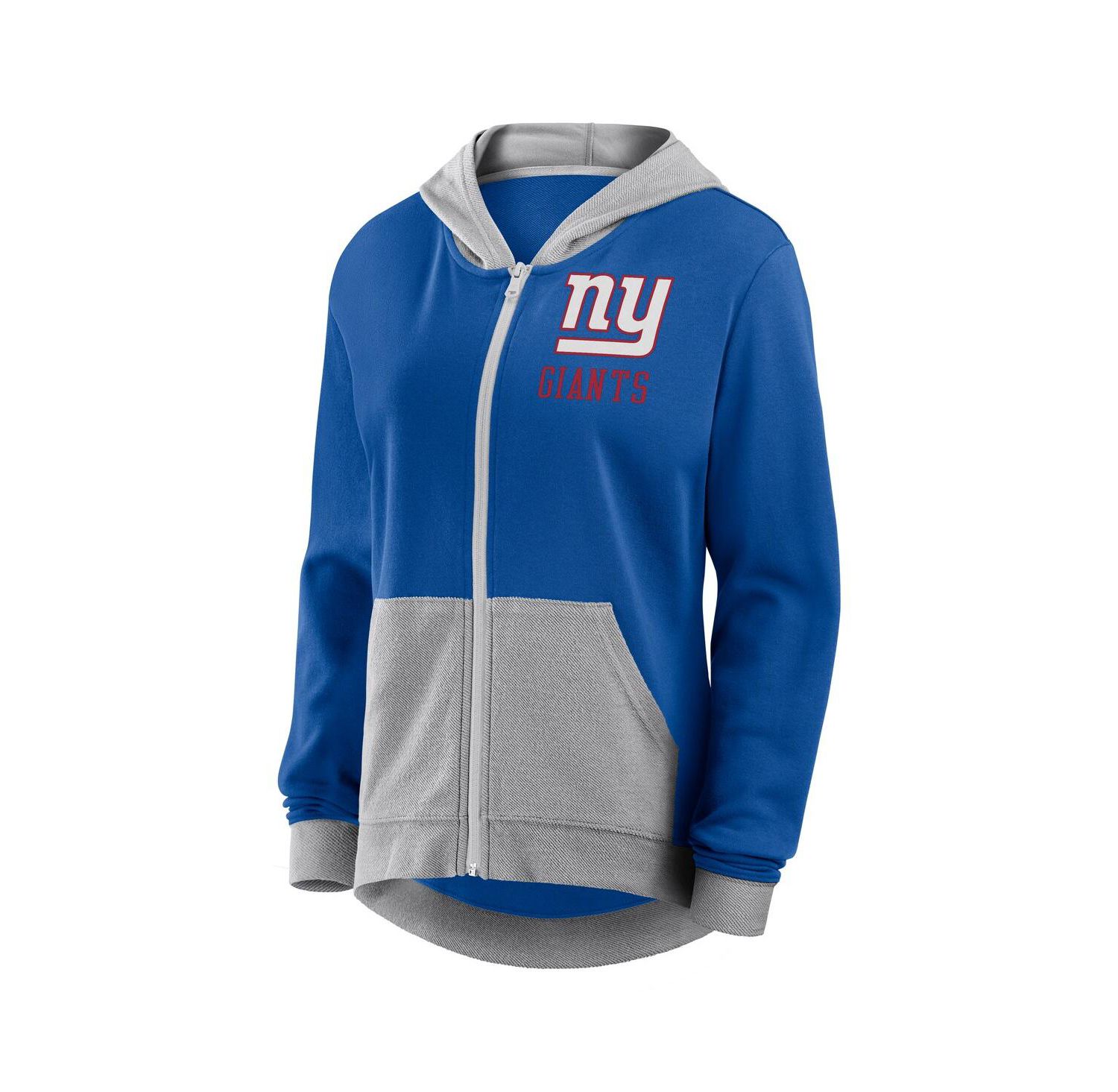 Women's Royal New York Giants Hit It Full-Zip Hoodie