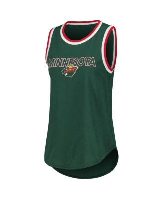 Women's Green Minnesota Wild Strategy Tank Top