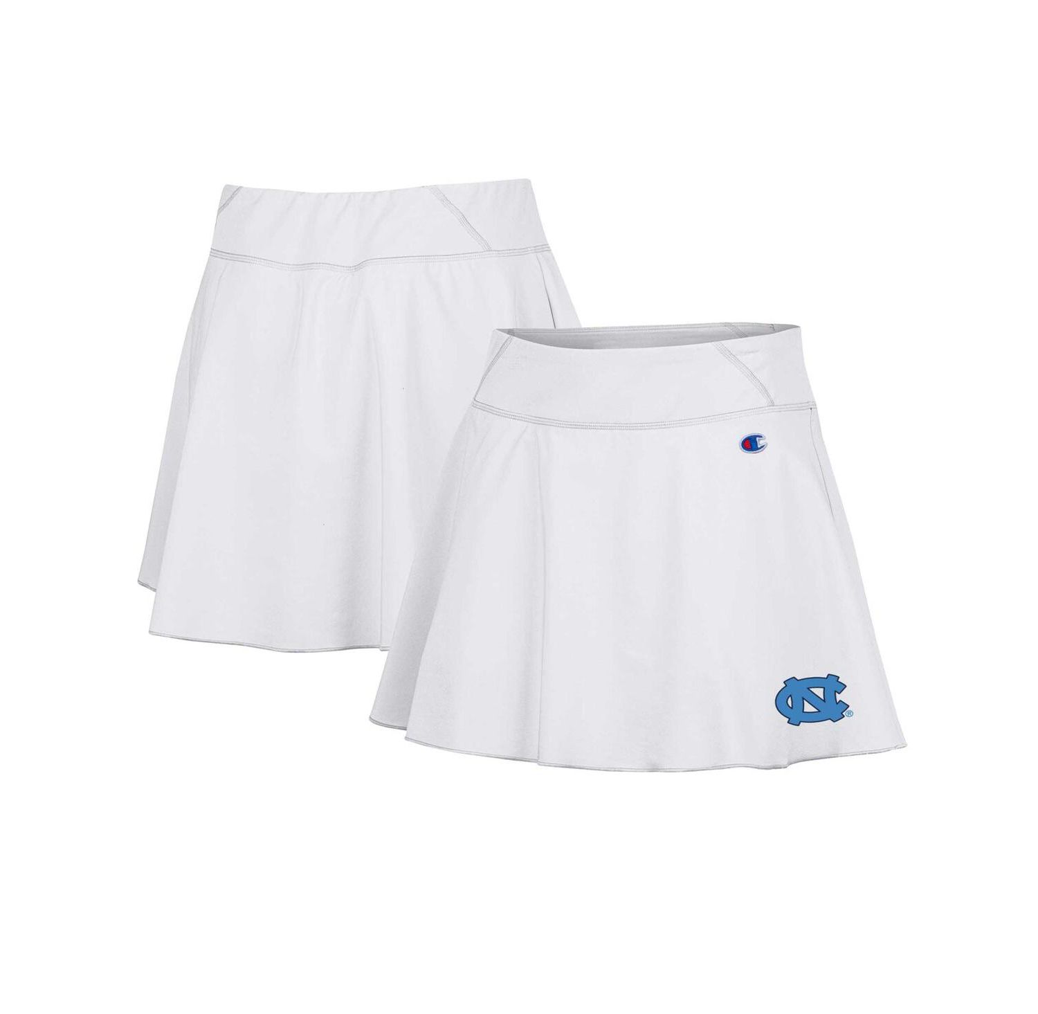Women's White North Carolina Tar Heels Tailgate Soft Touch Skort