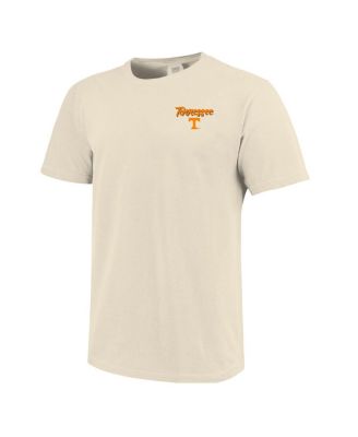 Men's Natural Tennessee Volunteers Comfort Colors Hand-Drawn Campus Stack T-Shirt