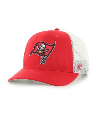 '47 Brand - Men's Red Tampa Bay Buccaneers Unstructured Trucker Adjustable Hat