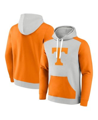 Fanatics - Men's Gray/Tennessee Orange Tennessee Volunteers Primary Arctic Fleece Pullover Hoodie