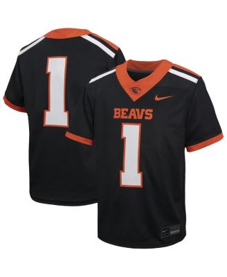 Nike - Big Boys and Girls 1 Black Oregon State Beavers Untouchable Football Jersey