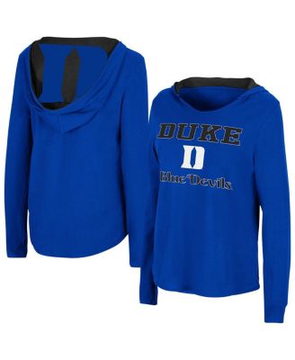 Colosseum - Women's Royal Duke Blue Devils Catalina Hoodie Long Sleeve T-Shirt