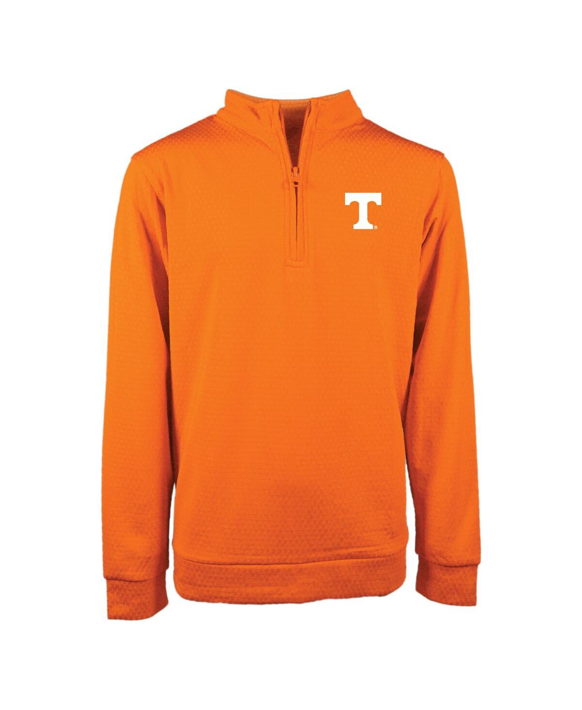 Garb Big Boys And Girls Tennessee Orange Tennessee Volunteers Sterling Long Sleeve Quarter-zip Performanc In Orange
