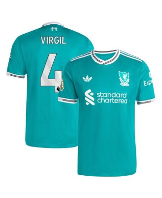 adidas - Men's Virgil van Dijk Green Liverpool 2025/26 Third Authentic Player Jersey