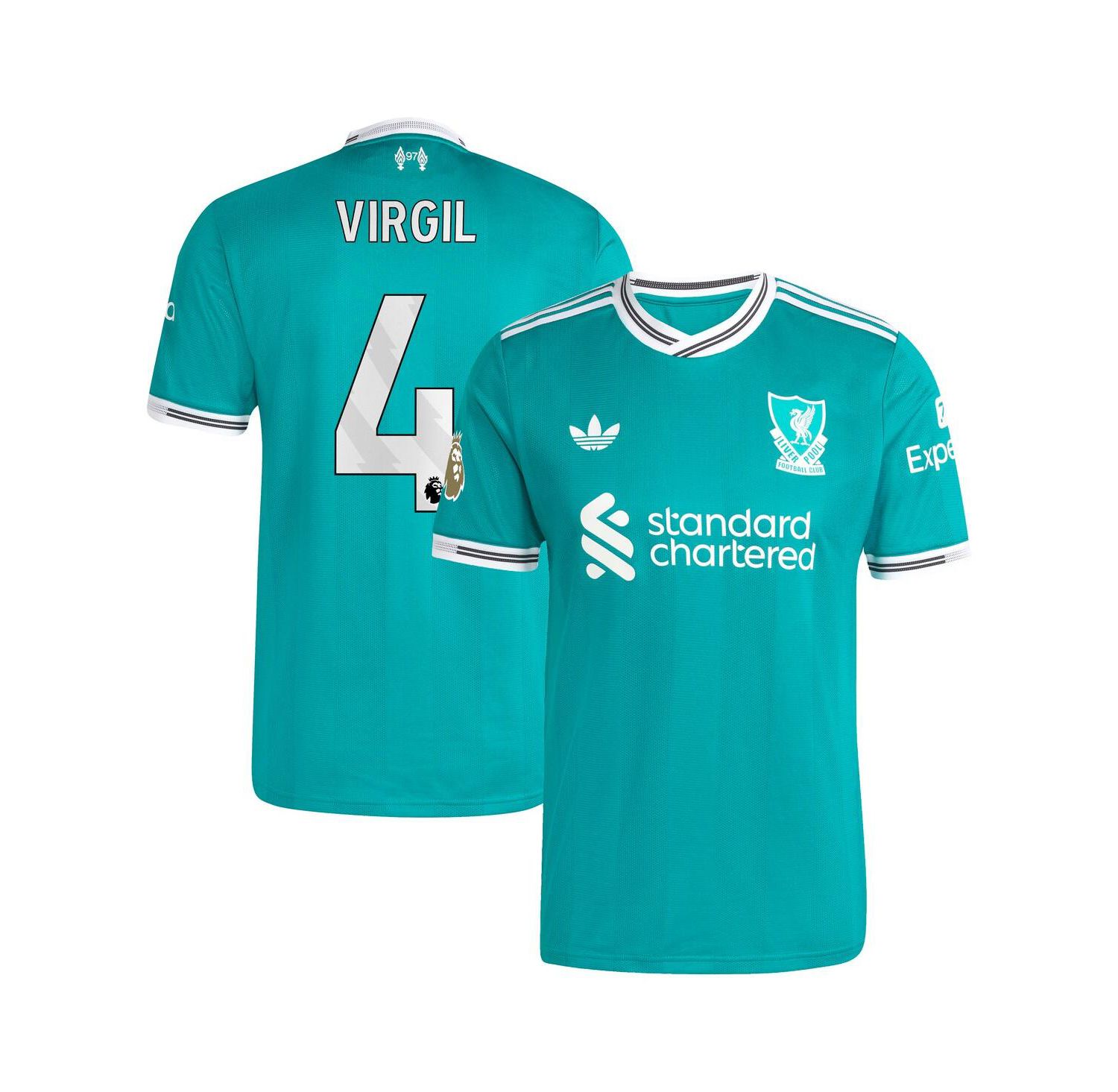 Men's Virgil van Dijk Green Liverpool 2025/26 Third Authentic Player Jersey