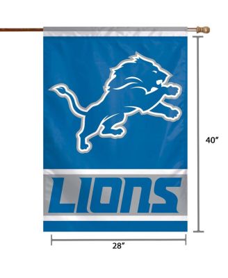 Detroit Lions 28" x 40" Primary Logo Single-Sided Vertical Banner